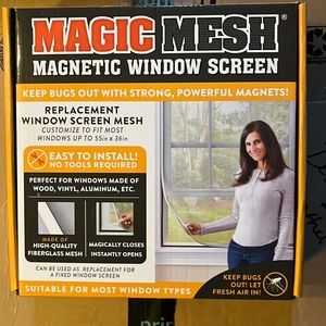 Magic Mesh Magnetic Window Screen